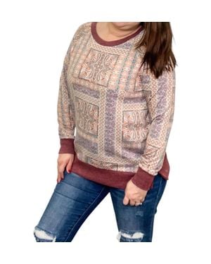Honeyme Paisley Weekender Top - Multicolor