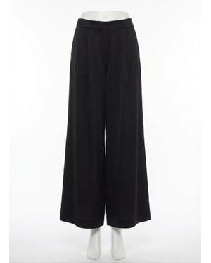 Z Supply Isolde Wide Leg Satin Pant - Black