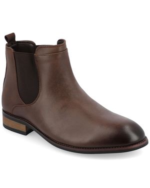 Vance Co. Apos;S Landon Medium And Wide Width Chelsea Dress Boot - Brown