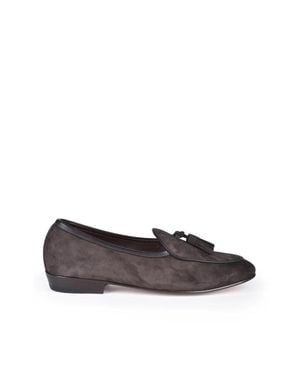 Baudoin & Lange Suede Loafer - Brown