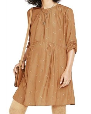 HATCH Maternity The Emma Dress - Brown