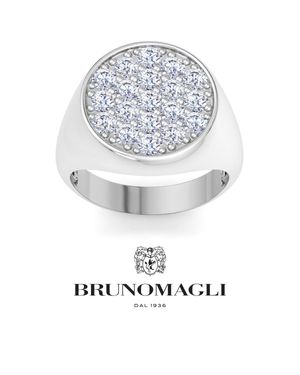 Bruno Magli Lab Grown Diamond Cluster Ring - White