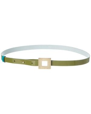 Roger Vivier Leather Belt - Green
