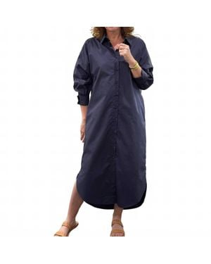 Caryn Lawn Piper Maxi Dress - Blue