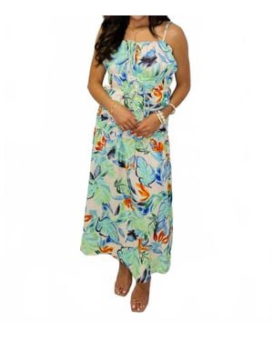 Mystree Tie Front Camisole - Green