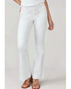 Lola Jeans Alice High Rise Flare Jeans - White