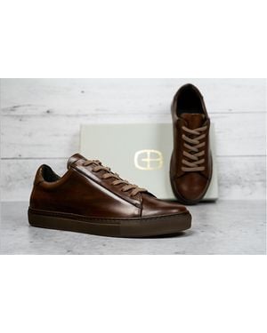 G Brown Court Sneaker - Black
