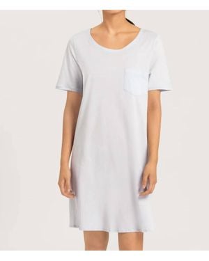 Hanro Round Neck Nightgown - White