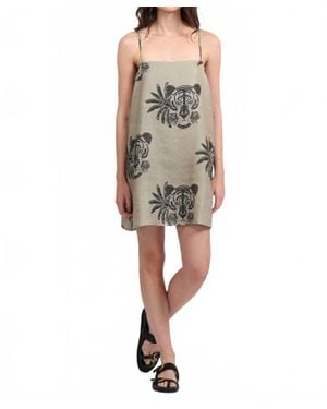 Las Sureñas Mosaico Short Dress - Natural