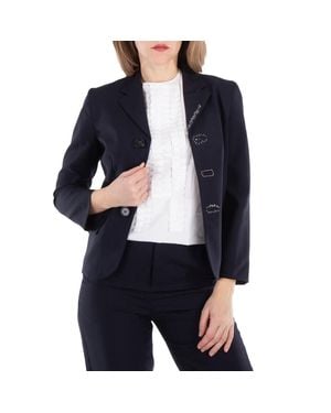 Marni Tropical Wool Jacket - Blue