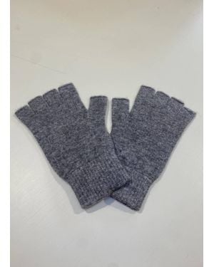 Jumper 1234 Fingerless Gloves - Blue