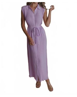 Laroque Pierce Dress - Purple