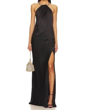 Nicholas Dierra Maxi Skirt With Slits - Black