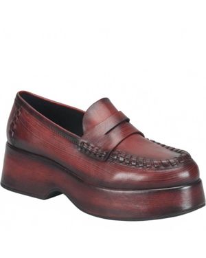 Kork-Ease Pixie Platform Penny Loafers - Purple