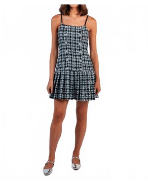 Sirena Emory Dropped Waist Dress - Blue