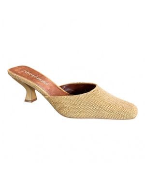 Jeffrey Campbell Stetson Mules - Brown