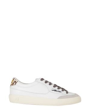 Autry Windscape Low Suede Leather Sneakers - White