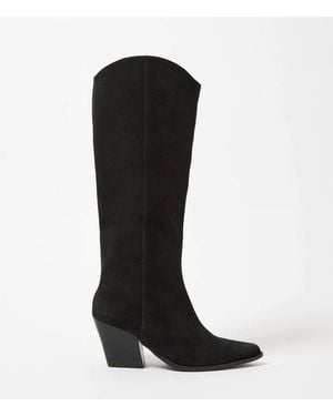 Seychelles Begging You Pointed Toe Western High Boots - Black
