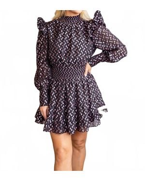 BuddyLove Tally Copper Pennies Dress - Purple