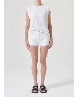Agolde Parker Vintage Short - White