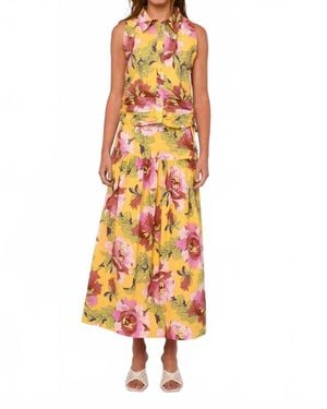 LOVE THE LABEL Taylor Midi Wrap Skirt - White