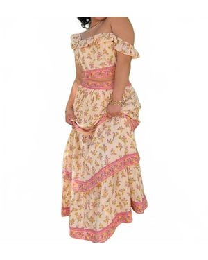 Pol Floral Maxi Skirt Set - Pink