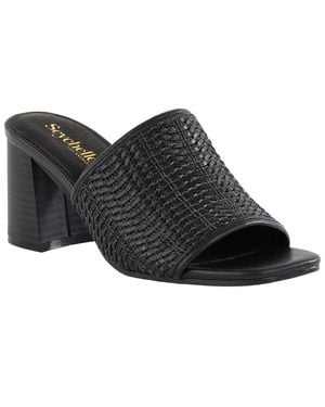 Seychelles Adapt 3 Woven Heeled Sandal - Black
