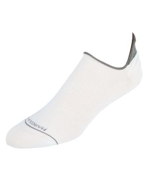 Marcoliani Invisible Sneaker Liner Socks - White