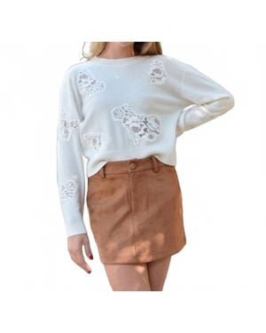 8apart Junior Conrad Suede Mini Skirt - Blue
