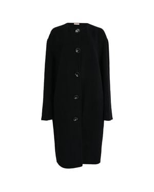 Marni Single-Breasted Coat - Black