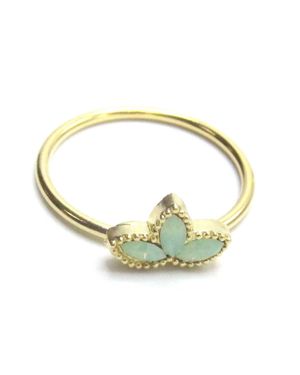 Jessica Elliot Lotus Blossom Ring - Metallic