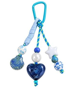 MacRae & Co Seashells On The Seashore Bag Charms - Blue