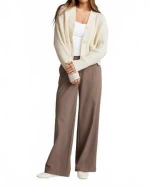 Beyond Yoga Soft Wool Blend Cardigan - Natural