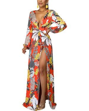 Emma way Maxi Dress - Red