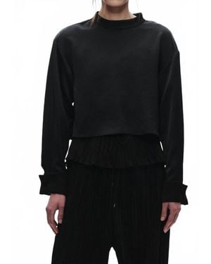 Saint Art Riggs Mockneck Top - Black