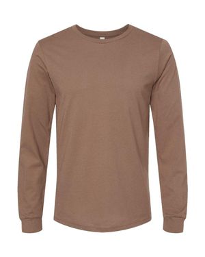 Bella Canvas Jersey Long Sleeve Tee - Natural