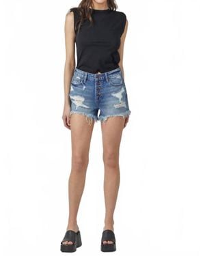 Hidden Jeans Sofia Ultra Distressed Shorts - Blue