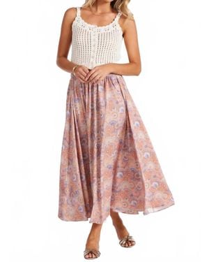 Bishop + Young Camryn Summer Midi Skirt - Pink