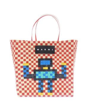 Marni Market Bag Bag - Red