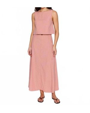 MINKPINK Paloma Paneled Maxi Skirt - Pink