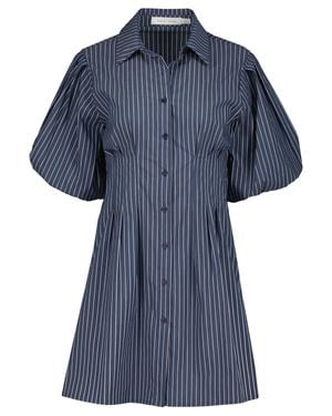 Bishop + Young Jacqueline Bubble Sleeve Dress - Blue