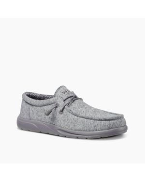 Reef Cushion Coast Slip-On Shoes - Gray