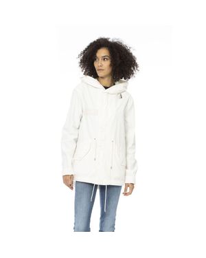 MR & MRS Cotton Parka Jacket - White