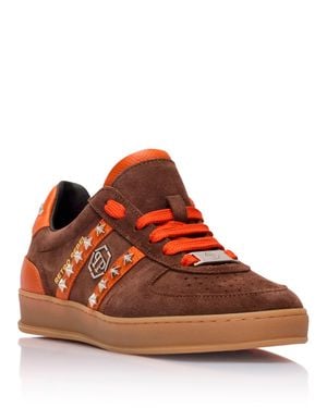 Philipp Plein Low-Top Sneakers Retro Rebel - Orange