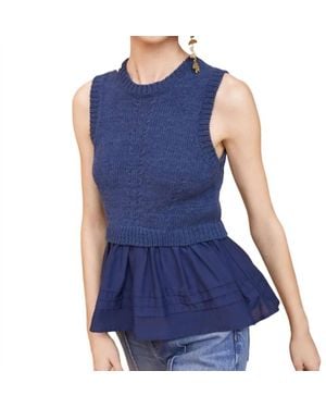 Ulla Johnson Edda Top - Blue