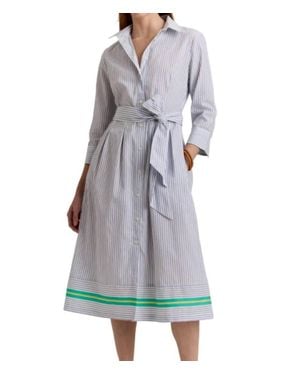 Hinson Wu Robin 3/4 Sleeve Dress - Gray