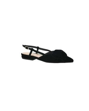 Chinese Laundry Slingback Pointed Toe Flats - Black