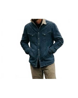 Taylor Stitch Western Shirt Jacket - Blue