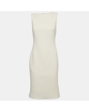 Theory Cream Admiral Crepe Mermaid Short Dress - Natural