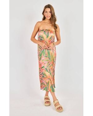 Sadie & Sage Sunset Ridge Midi Dress - White
